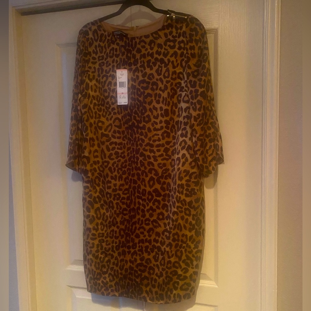 New Jones of New York Collection Animal Print Dress! Size 10!